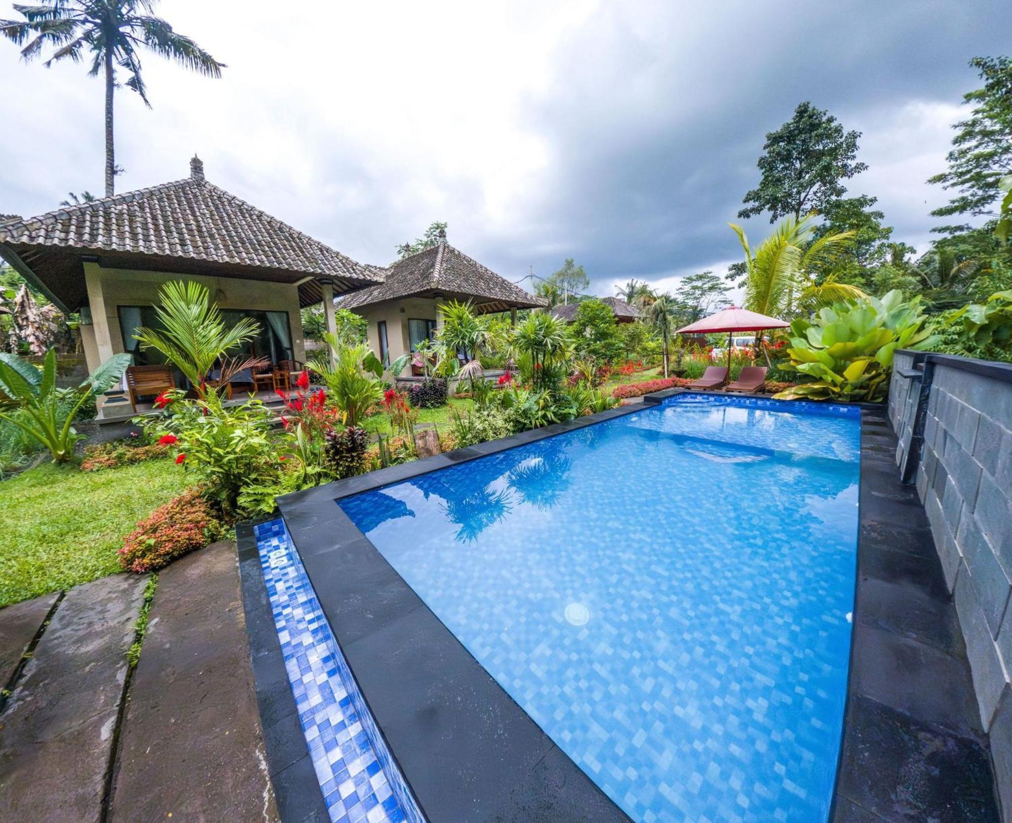 Intan Sidemen Villa Esterno foto